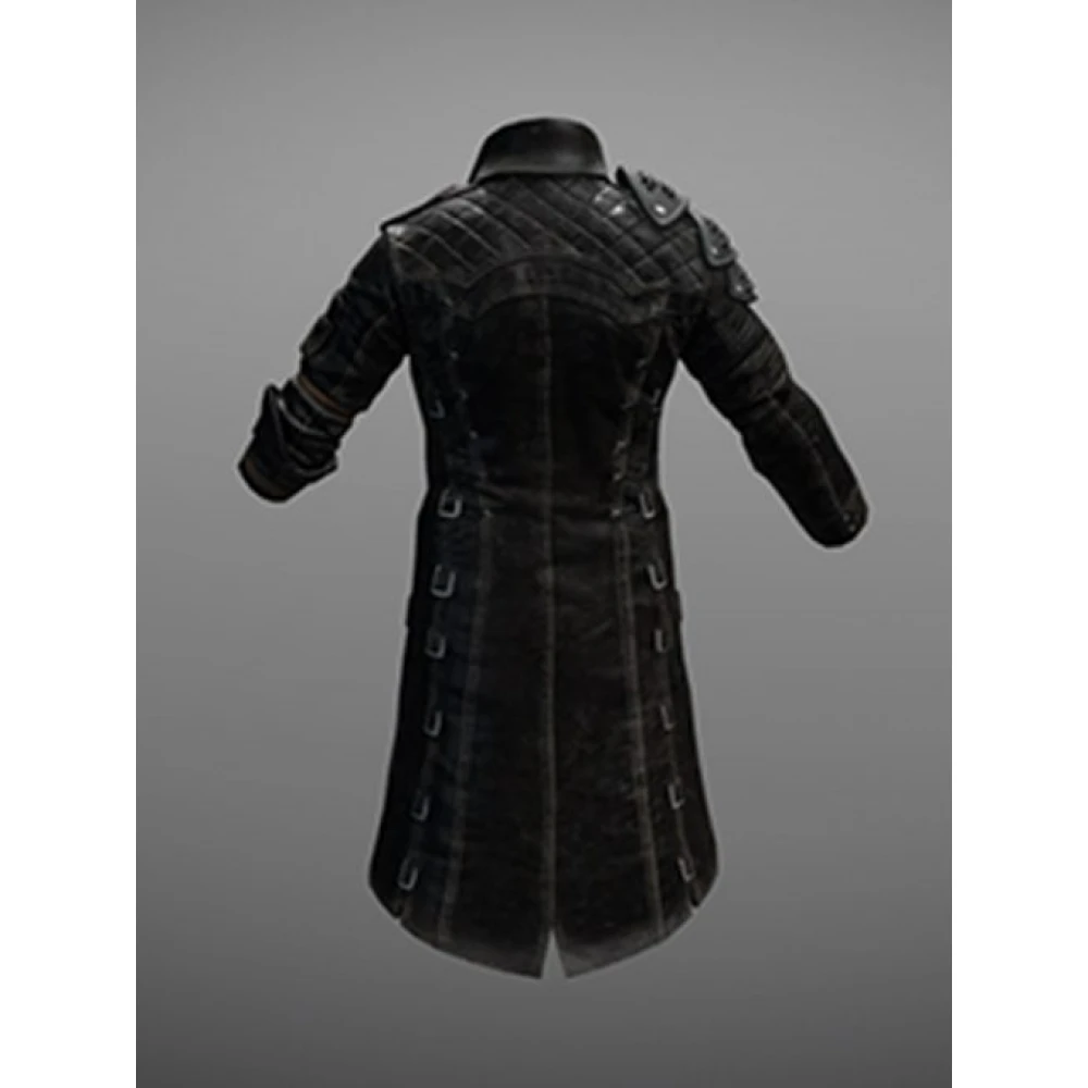 pubg mobile black trench coat(